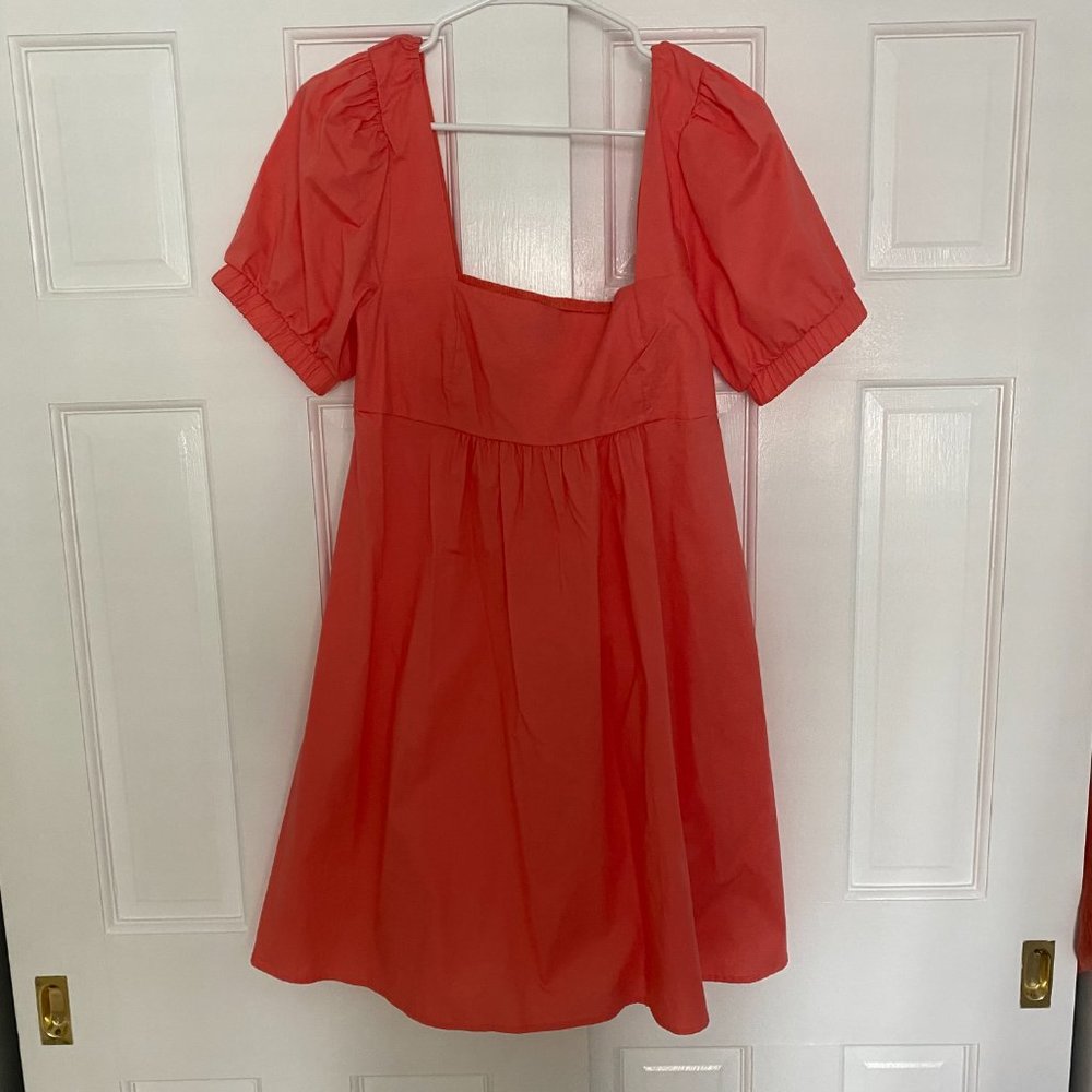 NWOT Target Wild Fable Puffed Sleeve babydoll mini dress